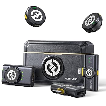 Hollyland Lark 150  2人音声収録youtuberインタビュー Hollyland Lark 150 ワイヤレスマイク クリップ式 2台送信機・1